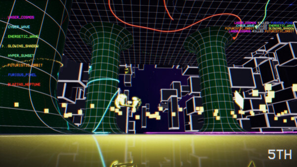 Игра Outrunner: Neon Nights, скриншот