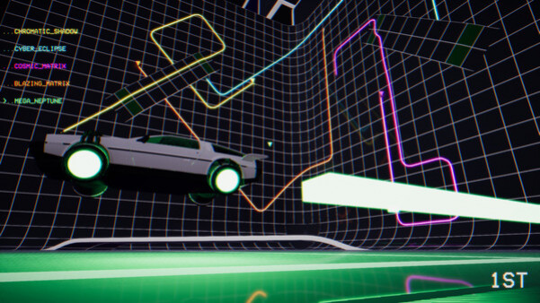 Игра Outrunner: Neon Nights, скриншот