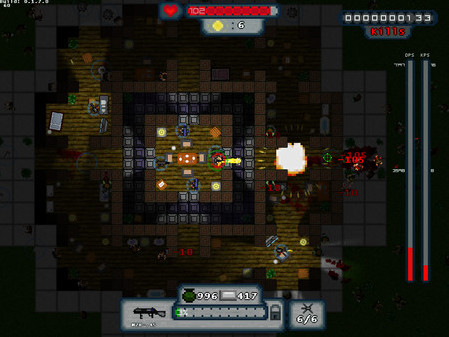 Игра Over 9000 Zombies!, скриншот