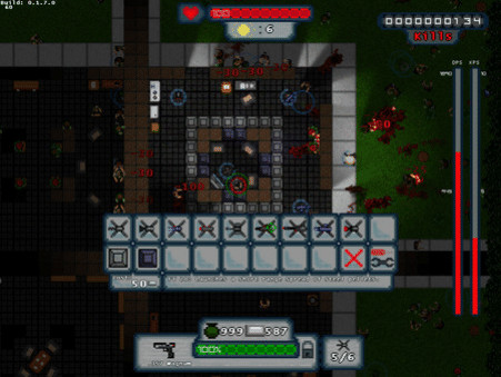 Игра Over 9000 Zombies!, скриншот