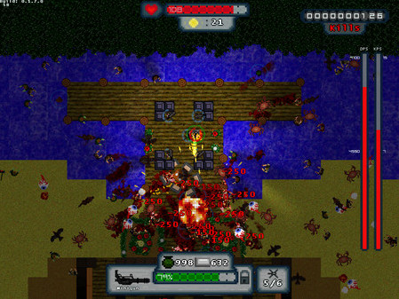 Игра Over 9000 Zombies!, скриншот