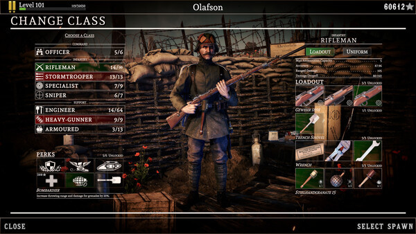 Игра Over The Top: WWI, скриншот