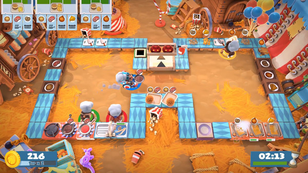 Игра Overcooked! 2 - Carnival of Chaos, скриншот