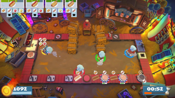 Игра Overcooked! 2 - Carnival of Chaos, скриншот