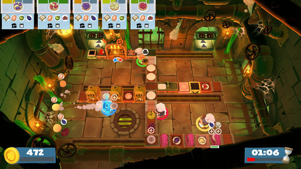 Игра Overcooked! 2 - Night of the Hangry Horde, скриншот