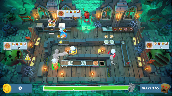 Игра Overcooked! 2 - Night of the Hangry Horde, скриншот