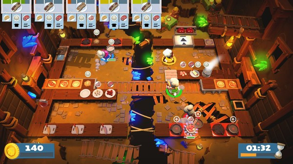 Игра Overcooked! 2 - Too Many Cooks Pack, скриншот