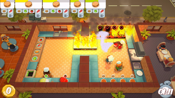 Игра Overcooked, скриншот