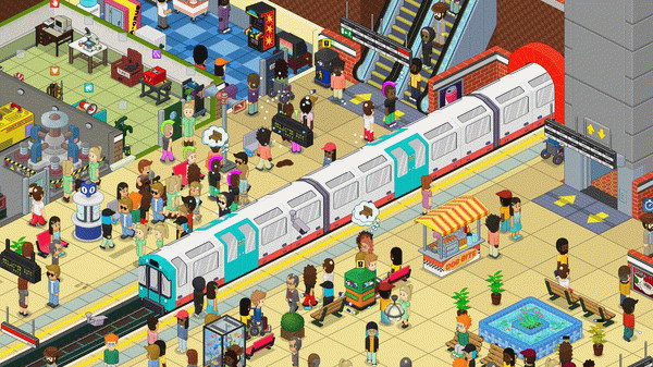 Игра Overcrowd: A Commute 'Em Up, скриншот