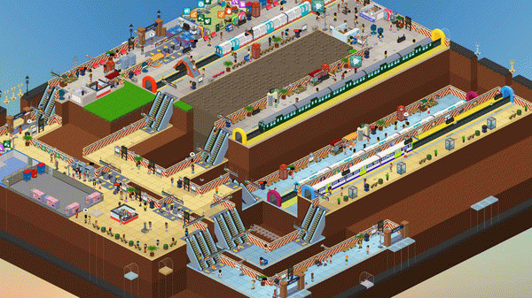 Игра Overcrowd: A Commute 'Em Up, скриншот