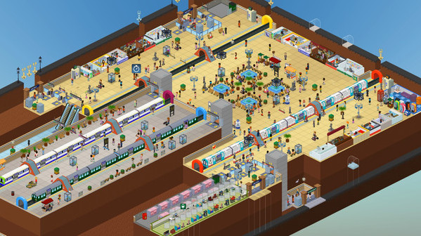 Игра Overcrowd: A Commute 'Em Up, скриншот