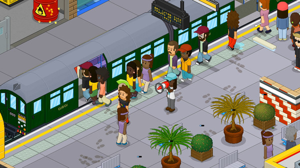 Игра Overcrowd: A Commute 'Em Up, скриншот