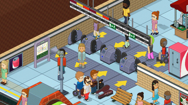 Игра Overcrowd: A Commute 'Em Up, скриншот