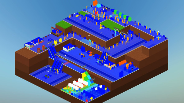 Игра Overcrowd: A Commute 'Em Up, скриншот