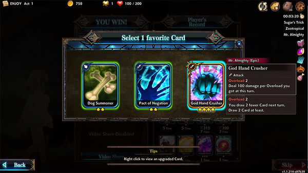 Игра Overdungeon - Mr.Almighty (Card Pack), скриншот