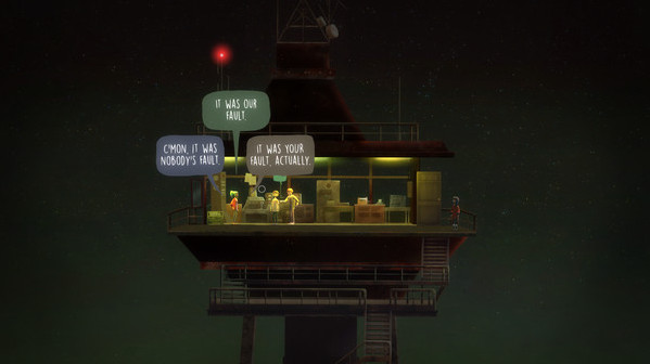 Игра Oxenfree, скриншот