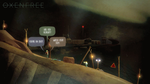 Игра Oxenfree, скриншот