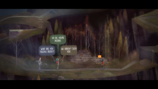 Игра Oxenfree, скриншот