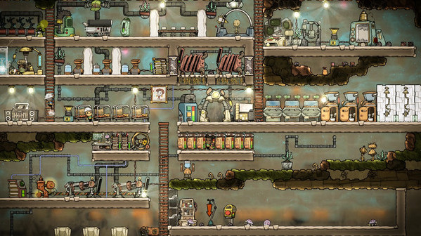 Игра Oxygen Not Included, скриншот
