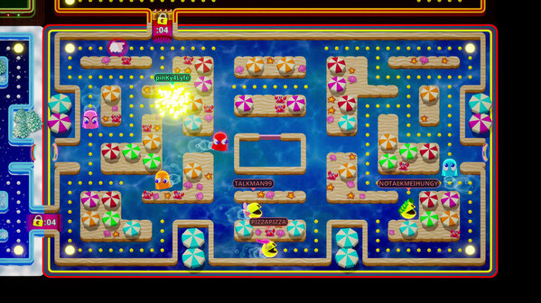 Игра PAC-MAN Mega Tunnel Battle: Chomp Champs, скриншот