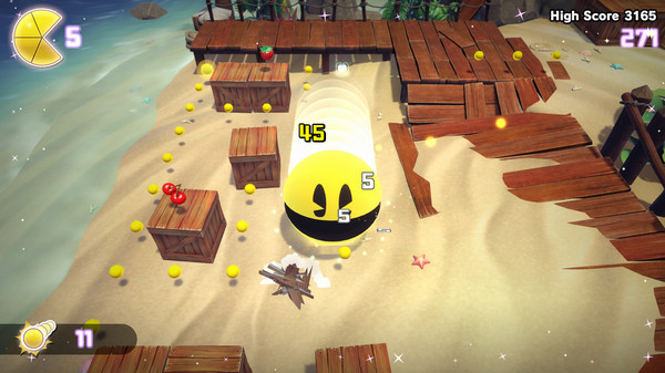 Игра PAC-MAN WORLD Re-PAC, скриншот