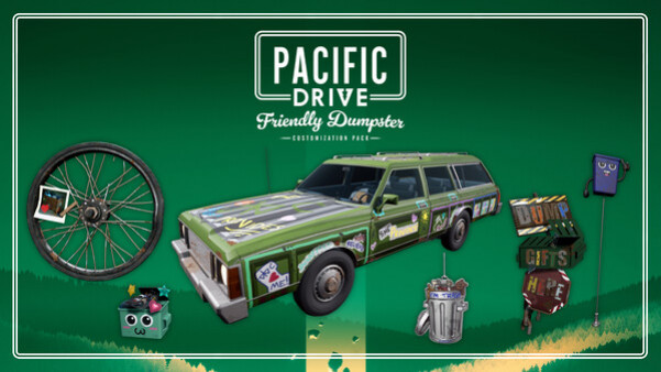 Игра Pacific Drive: Friendly Dumpster Customization Pack, скриншот