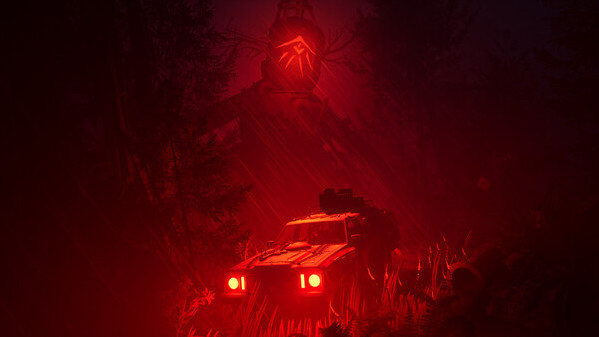 Игра Pacific Drive: Whispers in the Woods, скриншот