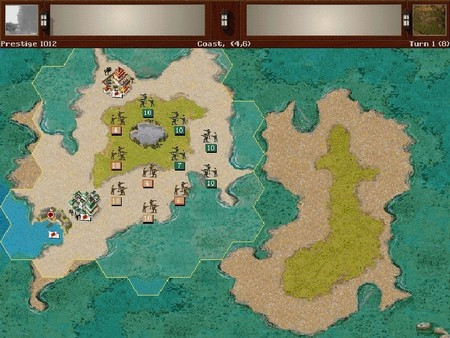 Игра Pacific General, скриншот