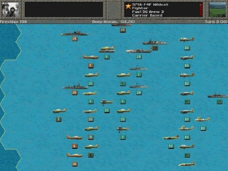 Игра Pacific General, скриншот