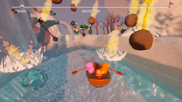 Игра Paddle Together, скриншот