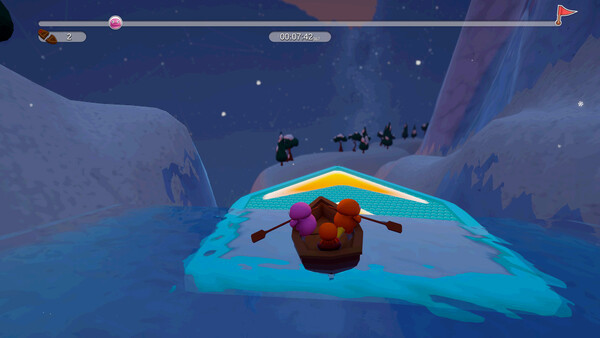 Игра Paddle Together, скриншот