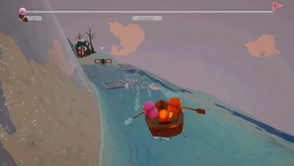 Игра Paddle Together, скриншот