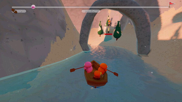 Игра Paddle Together, скриншот