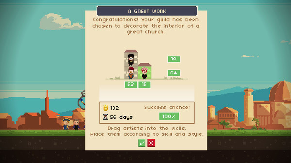 Игра Painters Guild, скриншот