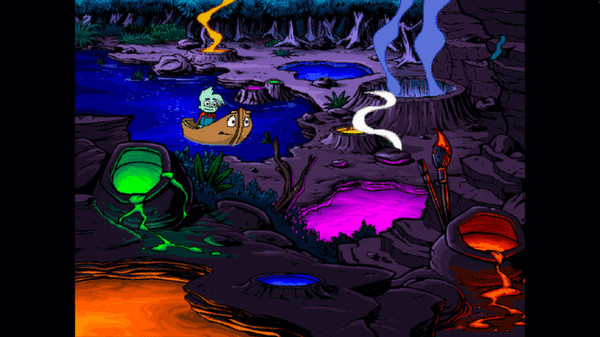 Игра Pajama Sam: No Need to Hide When It's Dark Outside, скриншот