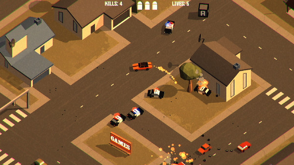 Игра PAKO - Car Chase Simulator, скриншот