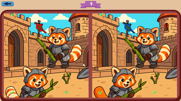 Игра Pandas Contrast, скриншот