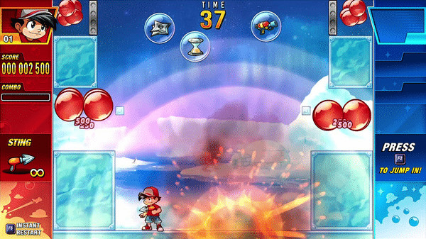 Игра Pang Adventures, скриншот