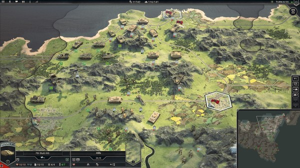 Игра Panzer Corps 2, скриншот