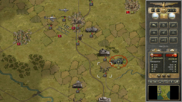 Игра Panzer Corps Gold, скриншот