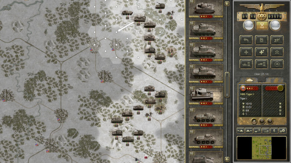 Игра Panzer Corps Gold, скриншот
