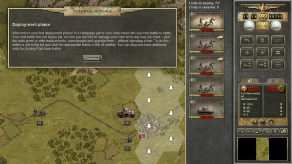 Игра Panzer Corps Gold, скриншот