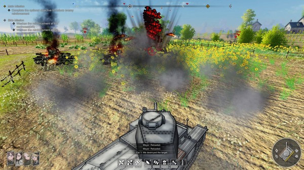 Игра Panzer Knights, скриншот