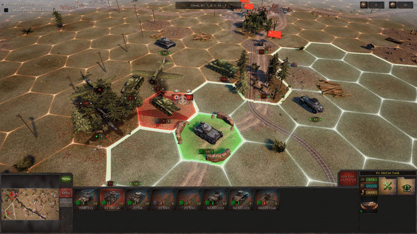 Игра Panzer Strategy, скриншот