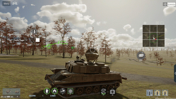 Игра Panzer War, скриншот