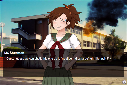 Игра Panzermadels: Tank Dating Simulator, скриншот