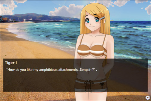 Игра Panzermadels: Tank Dating Simulator, скриншот