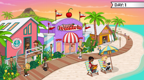 Игра Papa's Freezeria Deluxe, скриншот