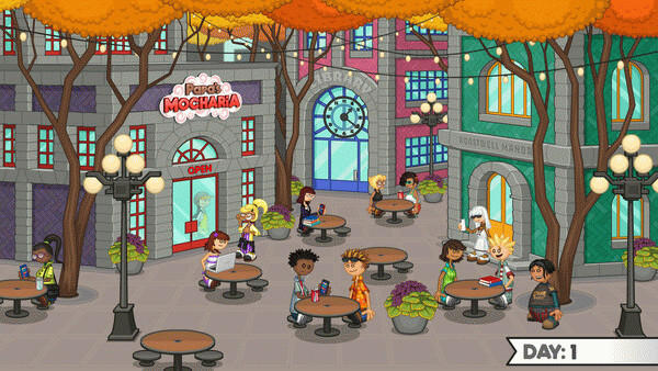 Игра Papa's Mocharia Deluxe, скриншот