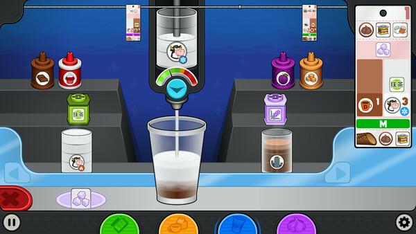 Игра Papa's Mocharia Deluxe, скриншот